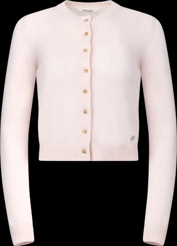 W. Cashmere Cardigan Light Pink 