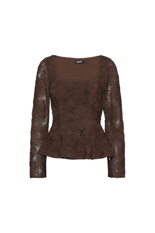 Flower Mesh Top Mole 