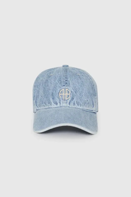 Jeremy Baseball Cap AB Bleached Blue Denim 