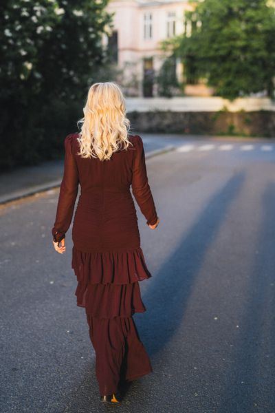 Hovedbilde Jenna Maxi Dress Burgundy 