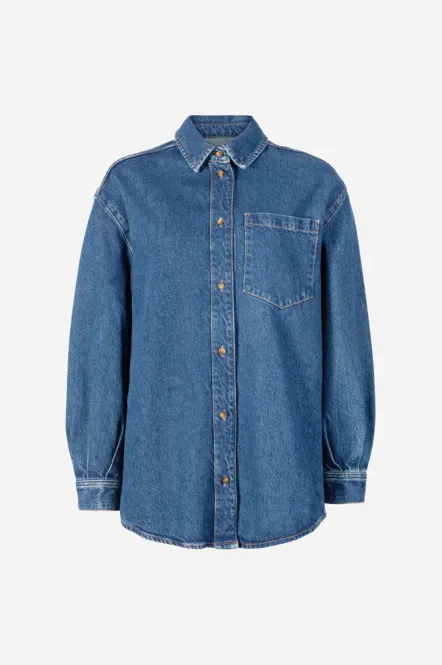 Hovedbilde Alex Shirt Washed Dark Blue 