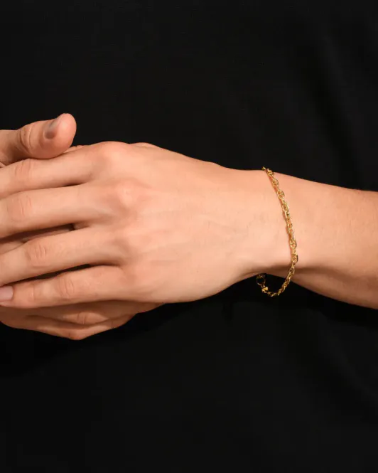 Hovedbilde Cable Bracelet Gold 