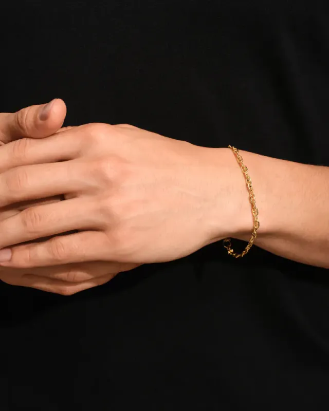 Cable Bracelet Gold 