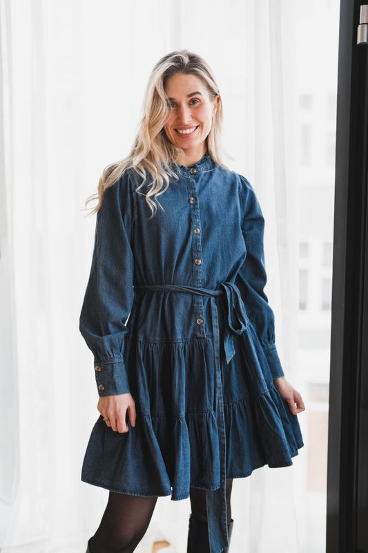 Latifana Denim Dress Blue 