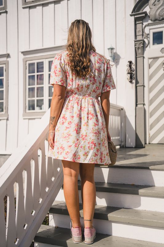 Astrid 2/4 Dress Cry Rose Flower 