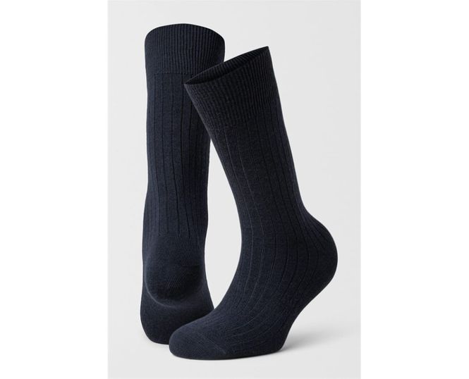 Hovedbilde 2PK Calle Premium Mercerized Wool Rib Dark Blue 