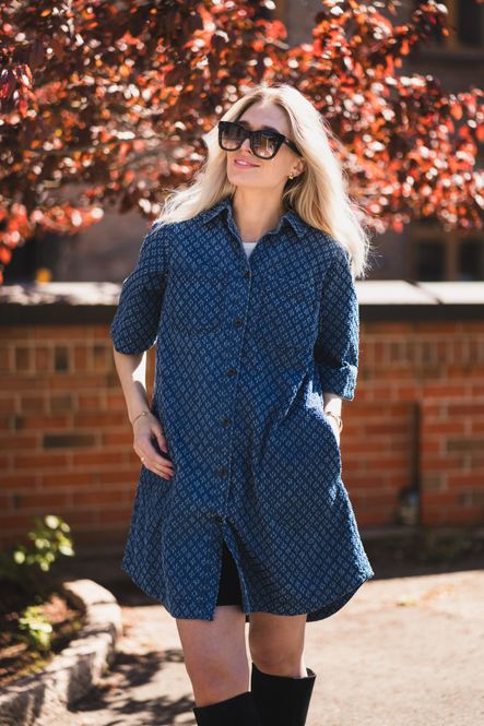Hovedbilde Sardia Dress Ditressed Blue Denim