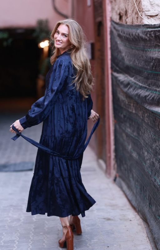 Doris Long Dress Midnight 