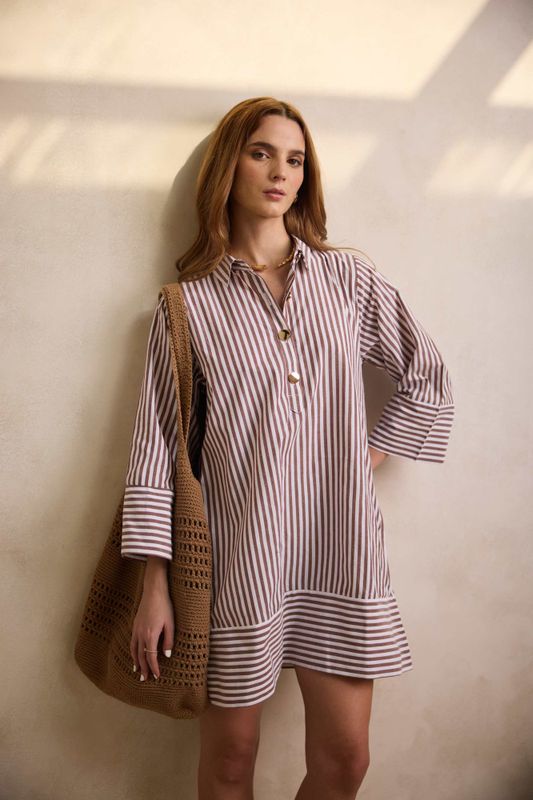 Lenna Dress Cinnamon Toast 