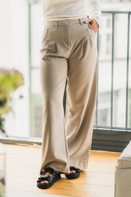 Hovedbilde Mirabelle Michelle HW Pleat Pants Peyote 