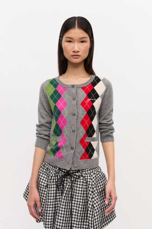 Cashmere Wool Mix Cardigan Paloma Melange 