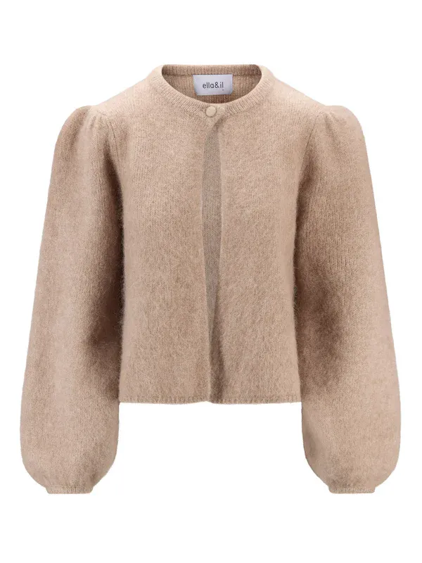 Amelia Chunky Cardigan Hazel Beige 