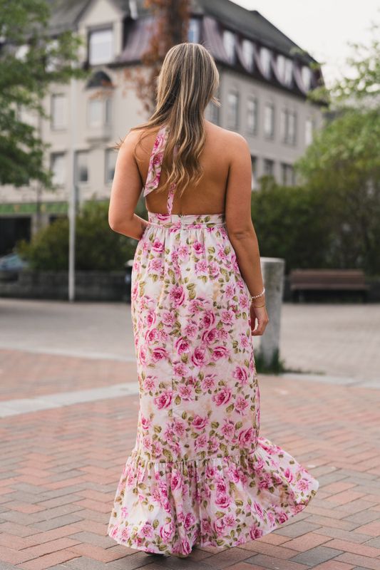 Tulip Maxi Dress V-Neck Romantic Blossom