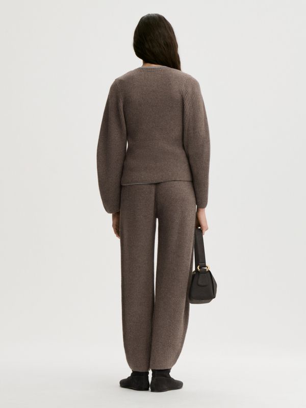 Bianca Wool Sweater Fosil 