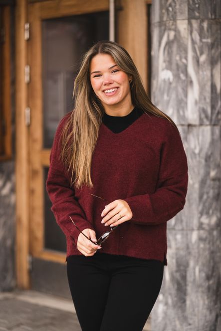Hovedbilde Titina Pullover Tawny Port 