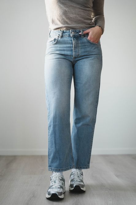 Hovedbilde Sisli Cropped Light Blue Righe