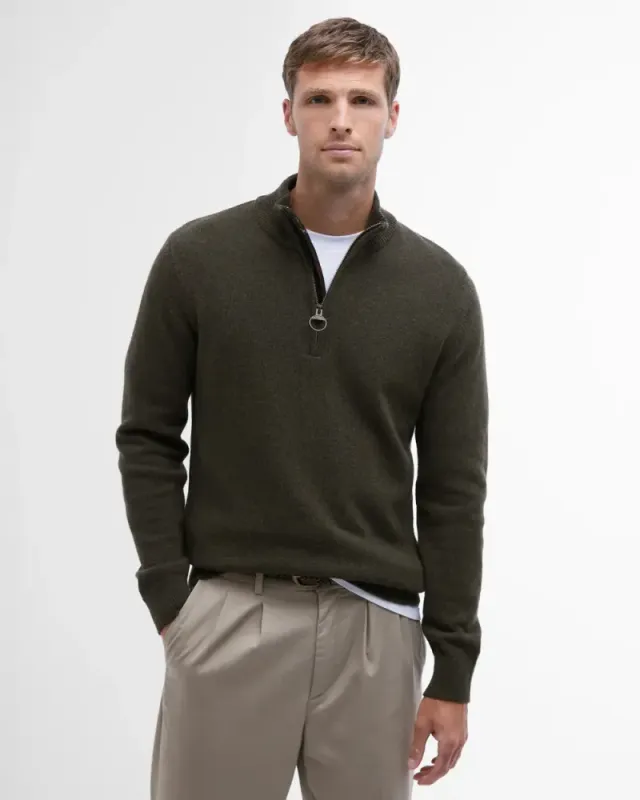 Holden Half Zip Olive 