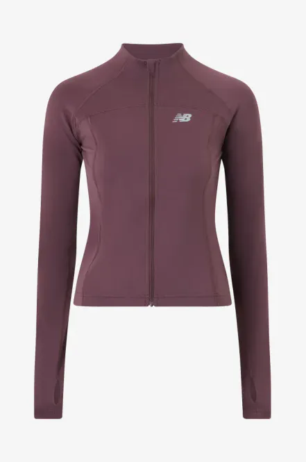 Hovedbilde NB Harmony Fitted Full Zip Cherry Leather 