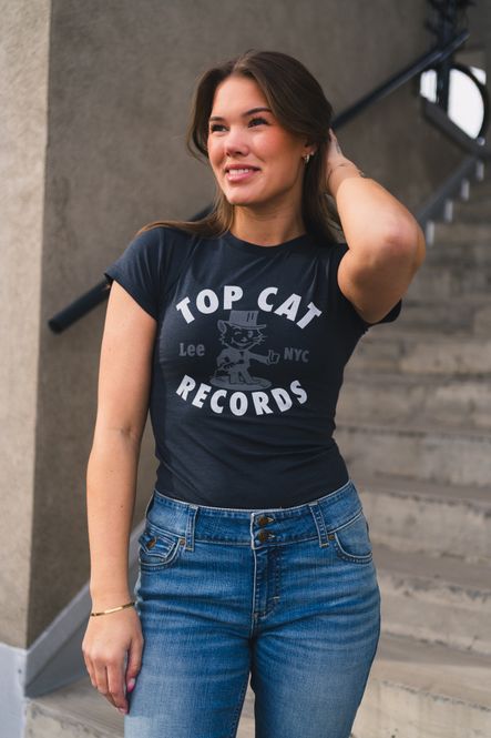 Hovedbilde Record Tee Washed Black 
