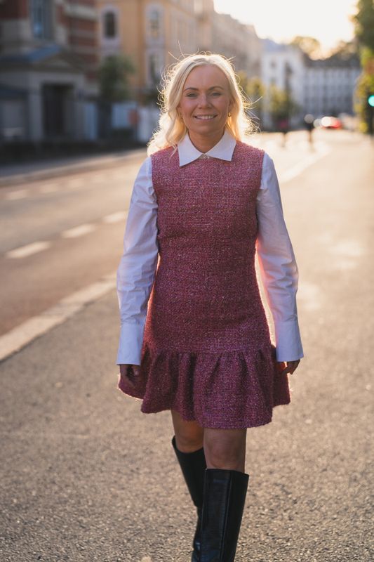 Kajsa Mini Dress Rose 