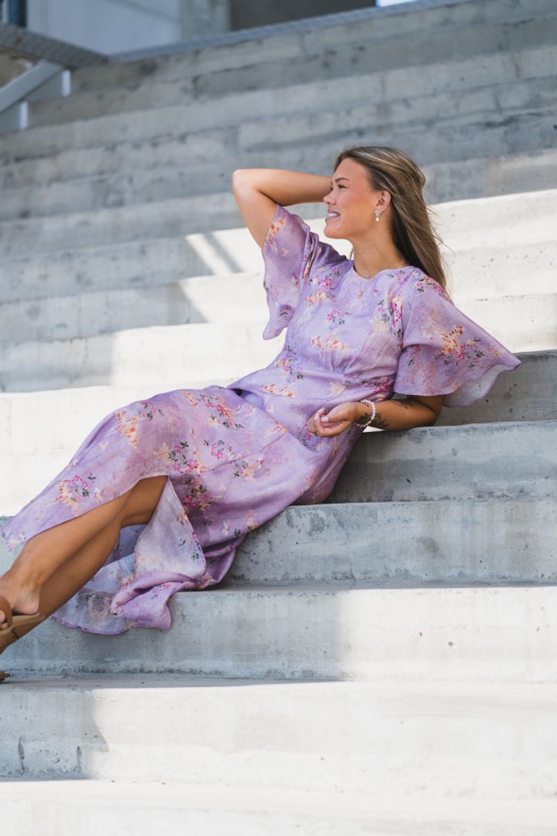 Miller 25 Print Dress Pink 