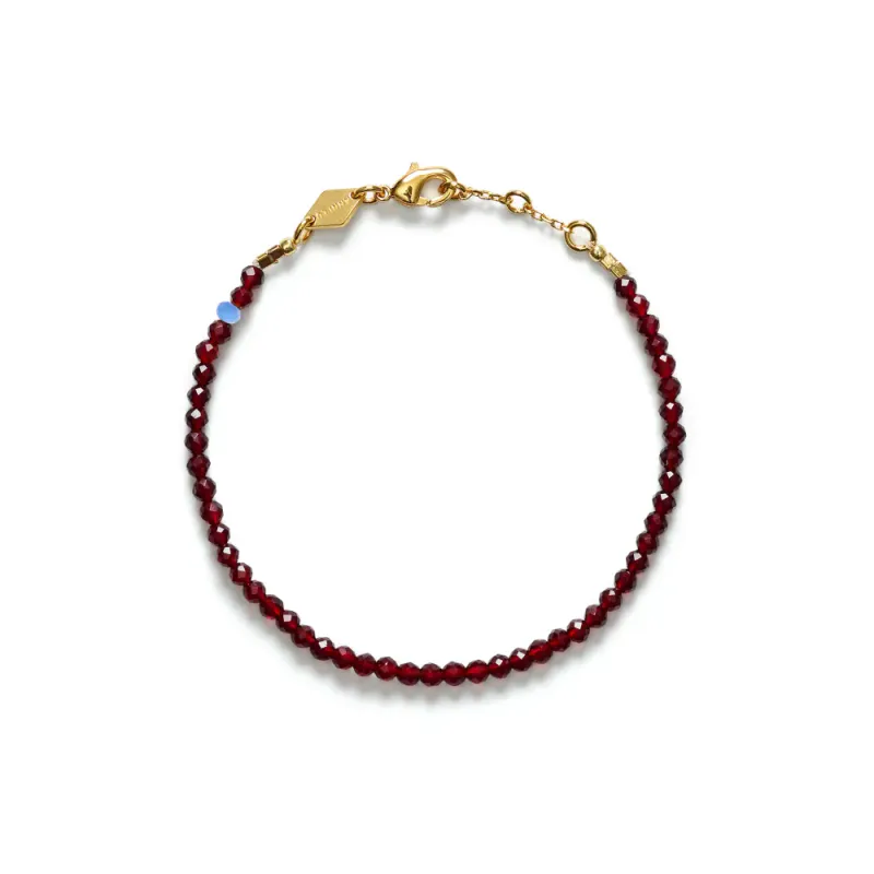 Tan Line Bracelet Deep Burgundy 