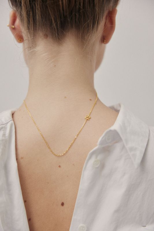 Small Number Necklace Gold - 50L - 22