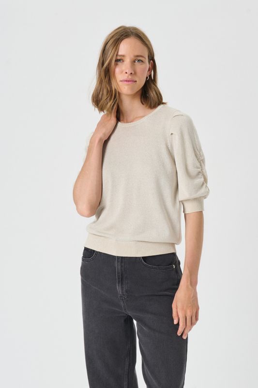 Varaia Pullover Whitecap Gray With Lurex