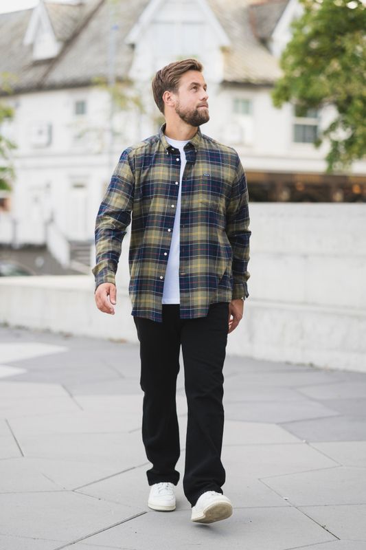 Fortrose Tailored Tartan Shirt Classic Tartan 