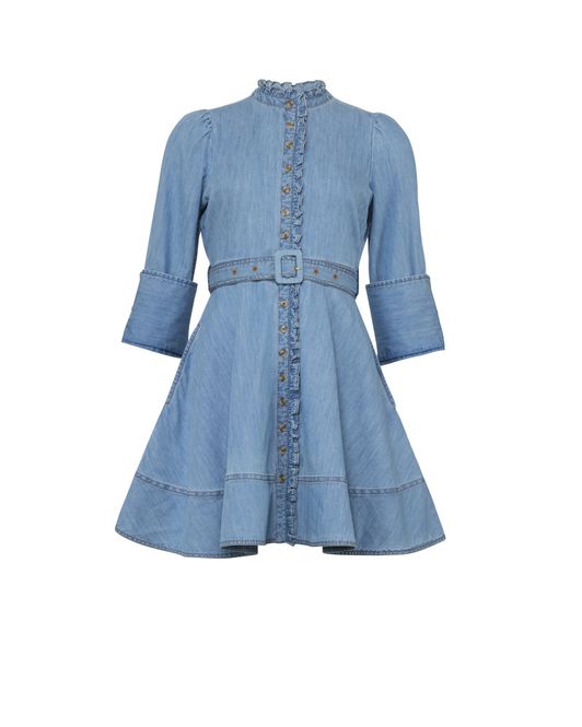 Hovedbilde Denim Mini Dress Light Blue 