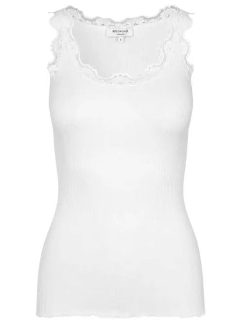 Hovedbilde Babette SL U-Neck Lace Top New White 
