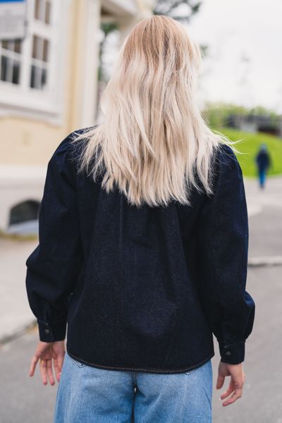 Hovedbilde Jessa Denim Shirt Dark Blue 