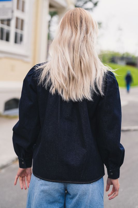 Jessa Denim Shirt Dark Blue 