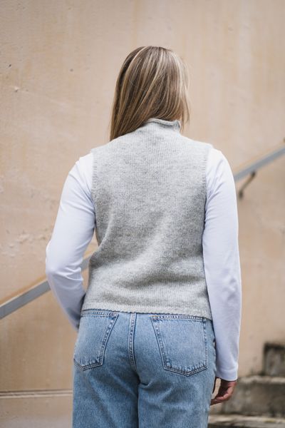 Hovedbilde Odelia Knit Top Light Grey 