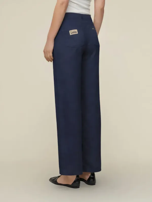 Culotte Linen Summer Navy 