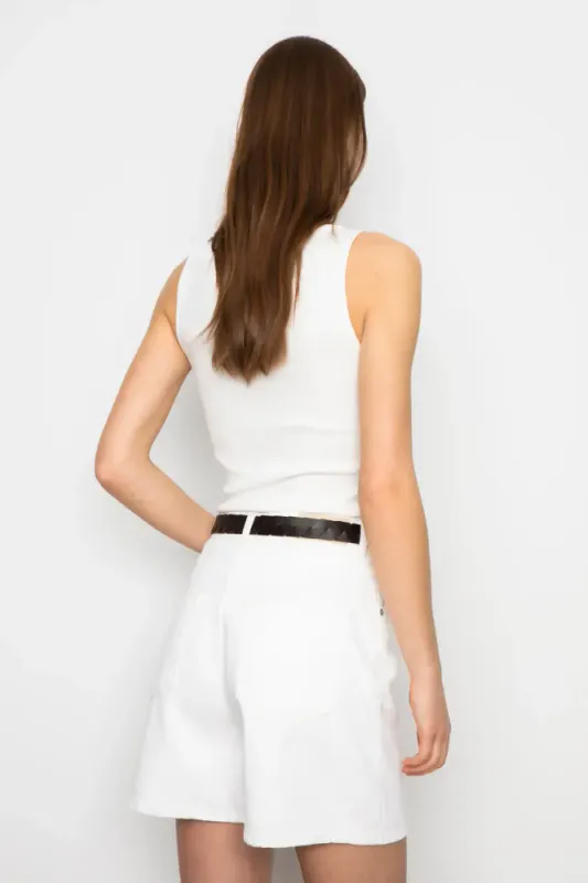 Peggy Rib Boatneck Offwhite 