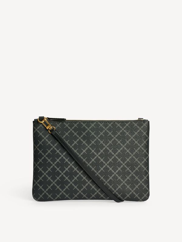 Ivy Clutch Charcoal 