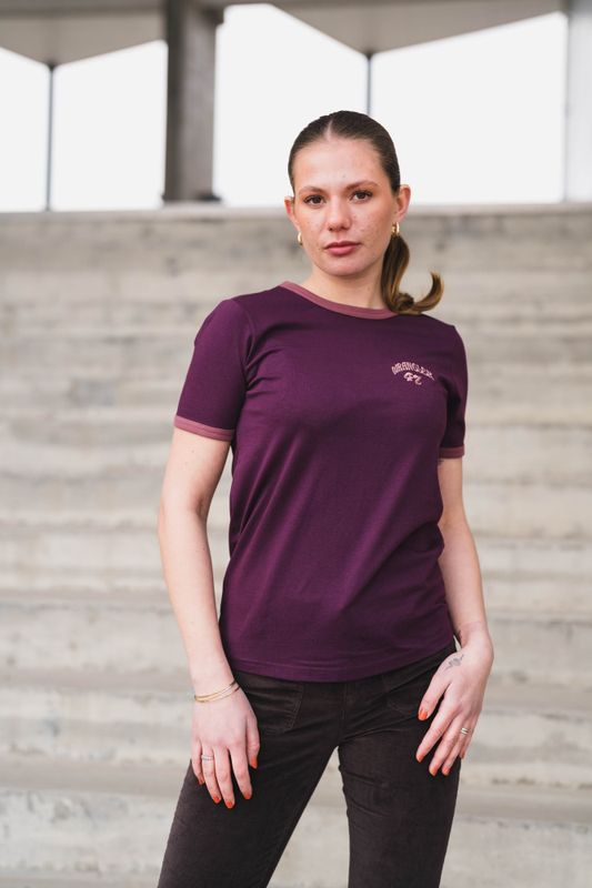 Ringer Tee Potent Purple 
