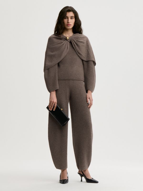 Carmela Wool Trousers Fosil 