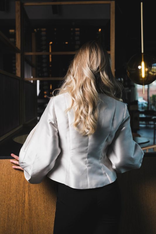 Vendela Balloon Sleeve Blouse Ivory 