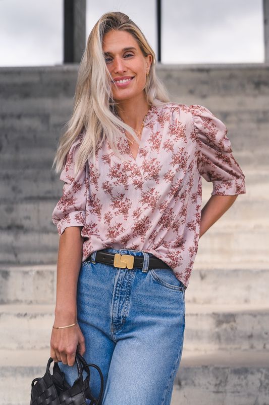 Roella Wild Rose Blouse Dusty Rose 