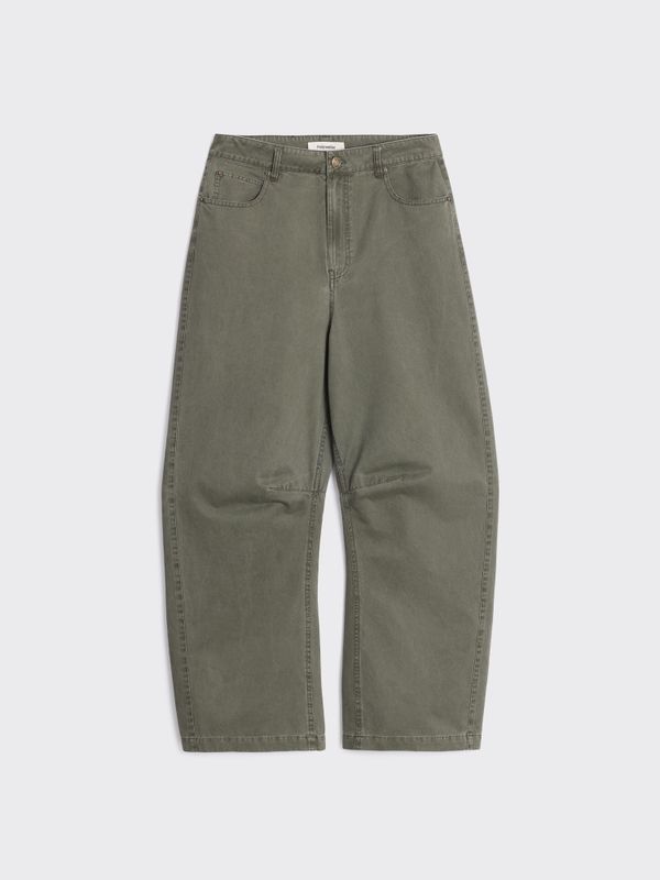 Ruby Barrel Trousers Dark Green 