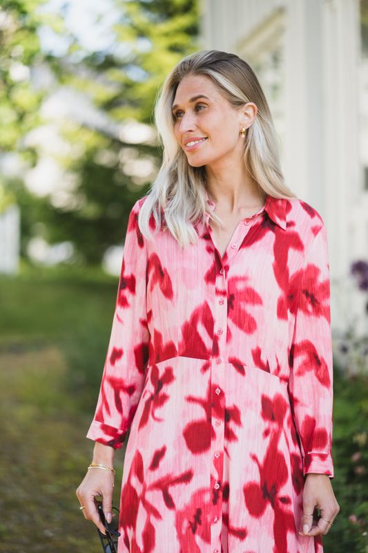 Savanna Long Shirt Dress Moonlite Mauve Cammy 