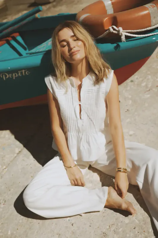 Mavie Top White 