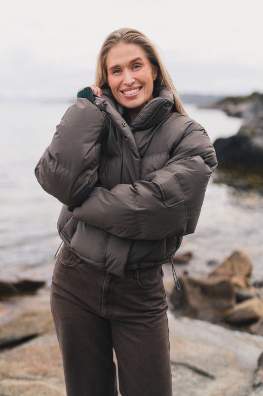 Steilia Ripstop Down Jacket Taupe 