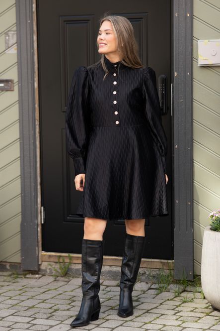 Hovedbilde Ripple LS Dress Black 