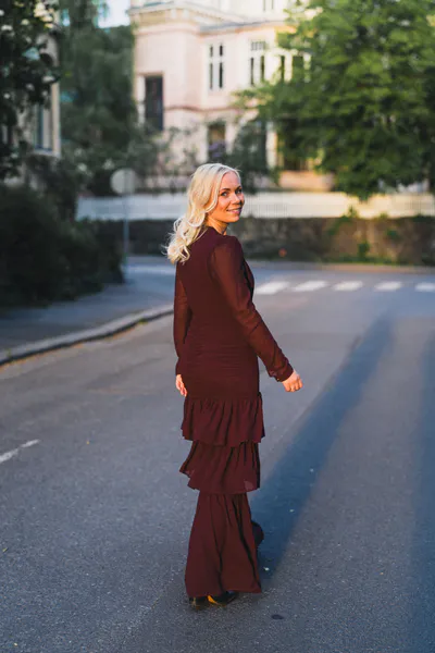 Hovedbilde Jenna Maxi Dress Burgundy 