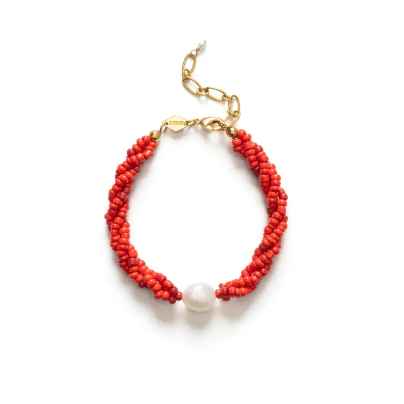 Scarlet Wave Bracelet Bright Red 