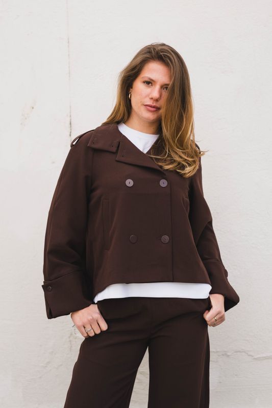 Avenue Trenchcoat Cocoa Brown 