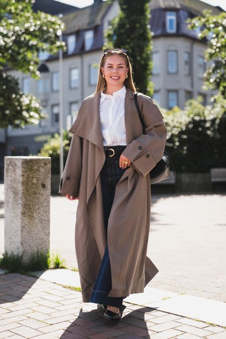 Hovedbilde Atari Oversized Trenchcoat Khaki Brown 
